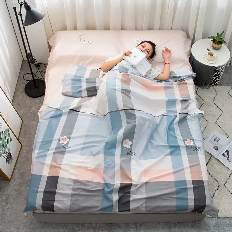 100%Microfibre Camping Sheet Travel Bed Sack for Hotels, Hostels, Traveling, Backpacking & Hiking