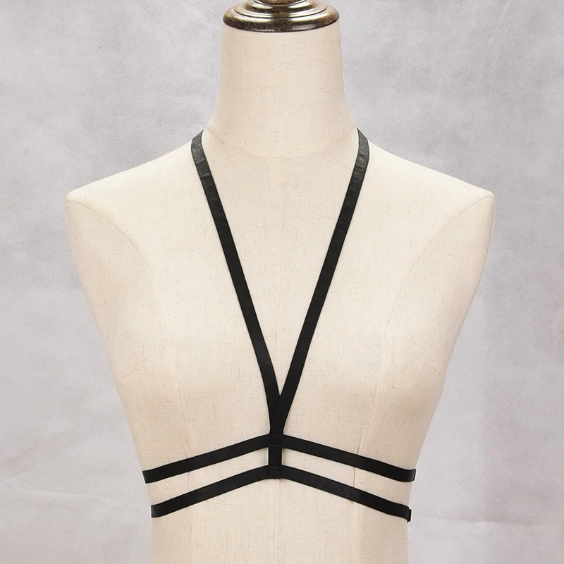 Women Beautiful Lingerie Sexy Black Erotic Harness Charming Mature Women Lingerie Harness Blet
