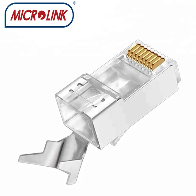 male 8p8c cat7 rj45 STP shielded connector plug rj45 cat7 modular plug