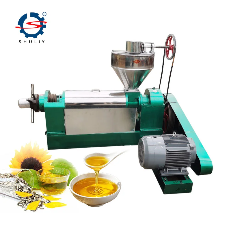 Commercial Semi-Automatic Sunflower Peanut Coconut Oil Press Sesame Soybean Oil Press Machine