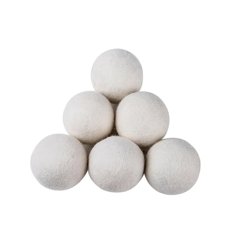Handmade Organic New Zealand 100% wool dryer balls for laundries