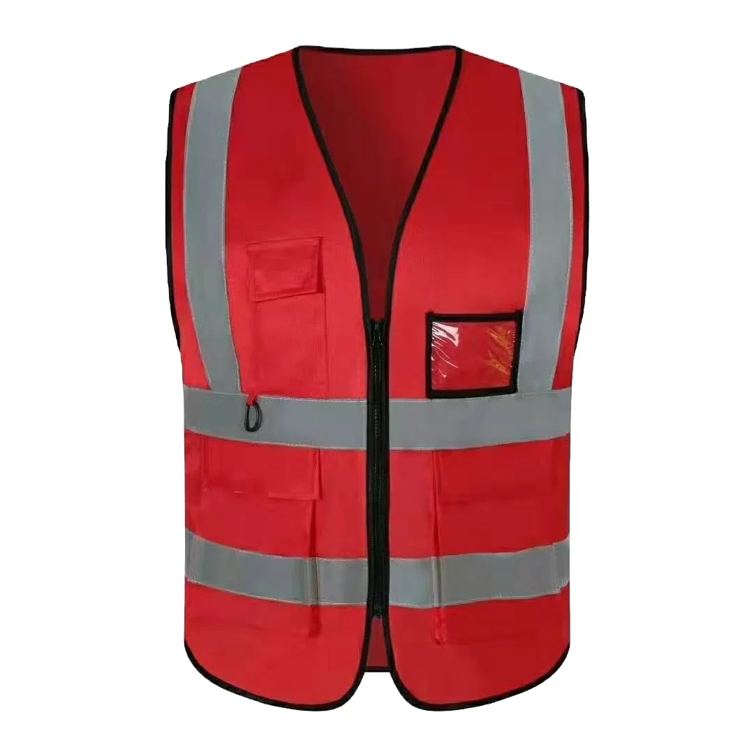 High Quality Hi Vis Reflector Jacket Reflective Safety Vest With Custom Logo