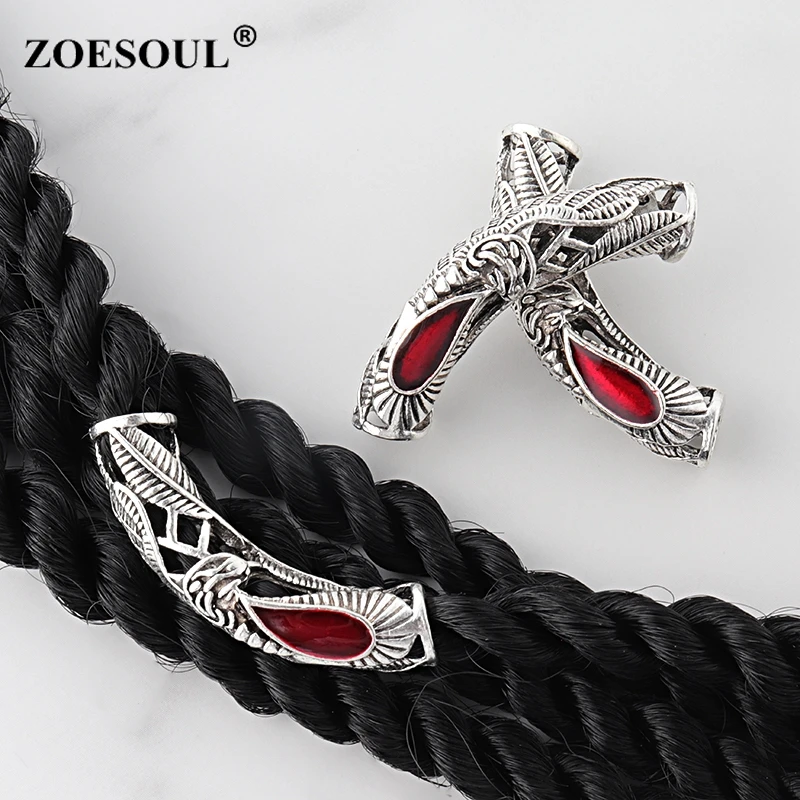 Norse Viking Beard Bead Rasta Dreadlocks Runes Beads for Beards Hair Paracord