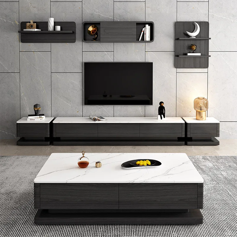 Newest TV Stand and Lux Design Living Room Furniture Wood TV Tables Home Cabinet Console Tables with coffee table