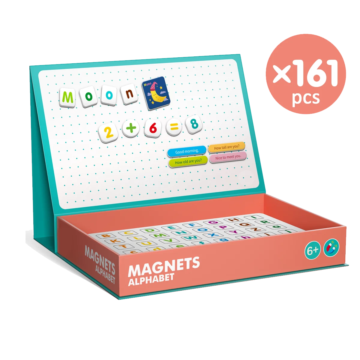 new puzzle toys best quality intelligence toys for Children 161pcs magnets alphabet puzzles