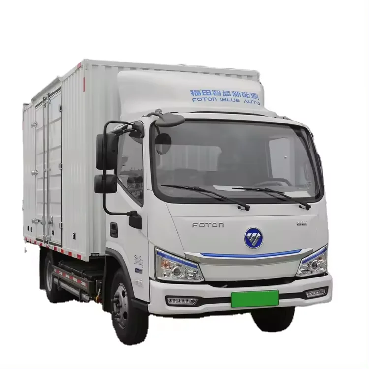 Foton light Van Trucks Electric Van Cargo Truck Cheap 4x2 3Ton Cargo Truck Factory Direct Supply on sale