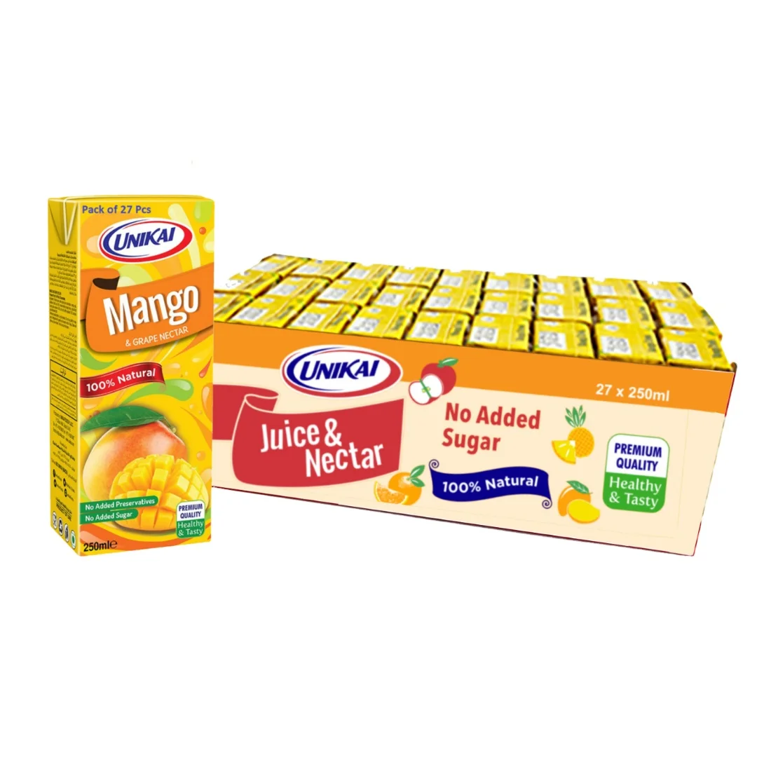 UHT MANGO DRINK WITH SUGAR 250ML high quality Juice natural ingredients Made In UAE
