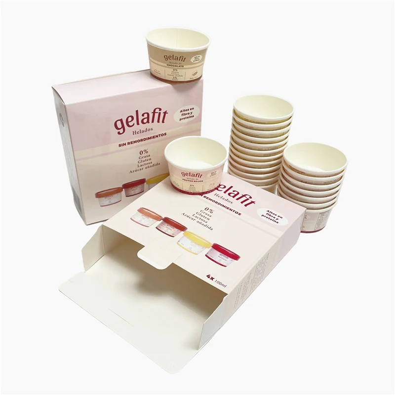 Cardboard ice cream box frozen food box package box packaging for ice cream