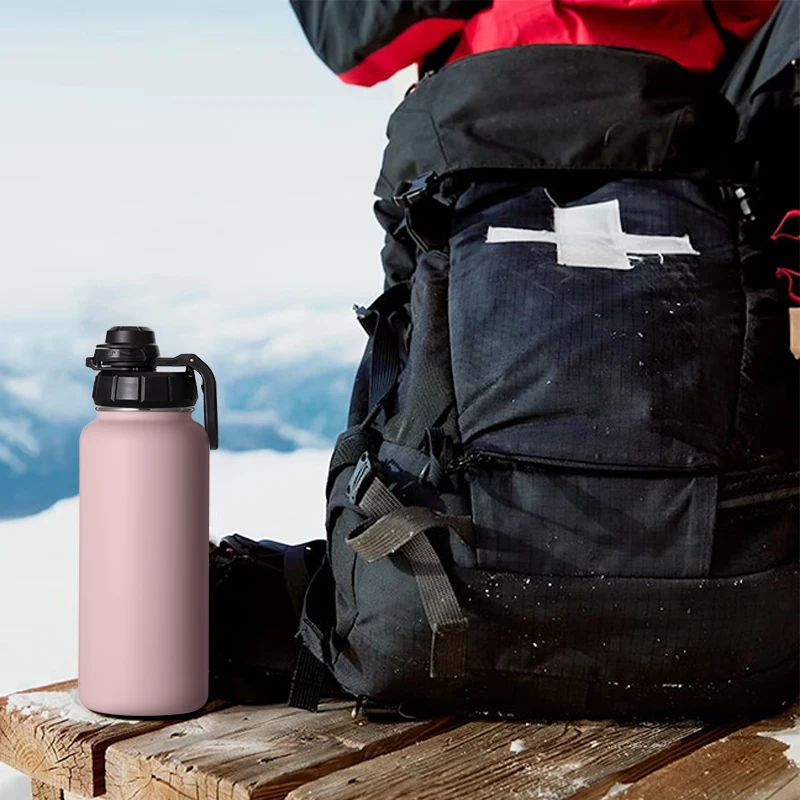 Custom Vacuum Insulated Thermal Flask, Drink Bottle Insulated Water Bottle Bulk Order Stainless Steel Drinking Bottles