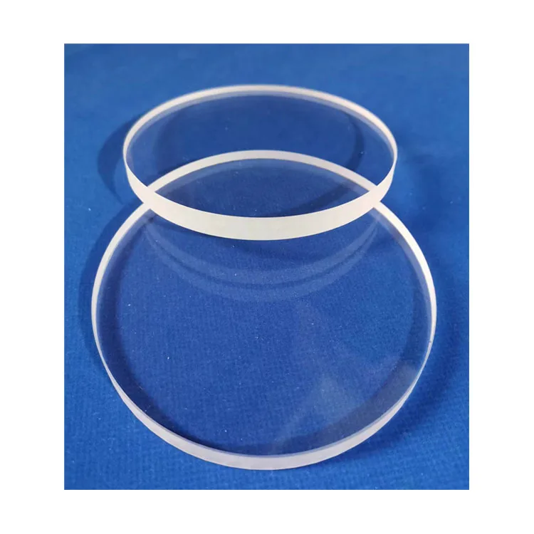 Высокотемпературное прозрачное округленное кварцевое стекло лист кварцевая пластина