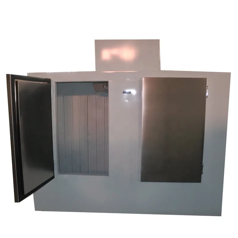 Stainless Steel Doors 320 Bags Cold Wall Ice Cube Freezer Bags Outdoor Solid Door Ice Merchandiser