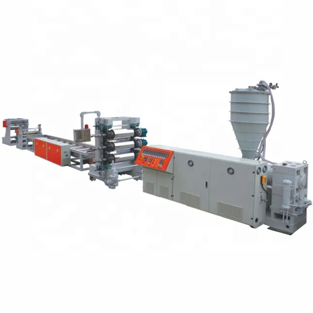 PVC Transparent Soft And Rigid Sheet Extrusion Extruder Extruding line