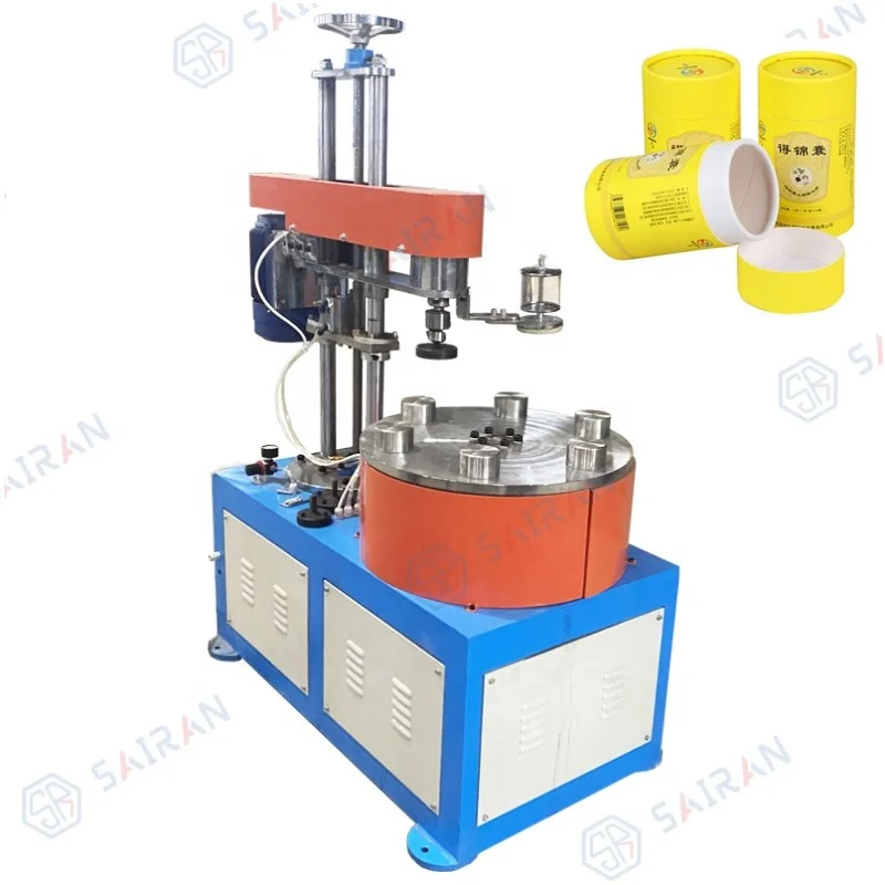 Auto line for paper can forming and paper jar curling machine