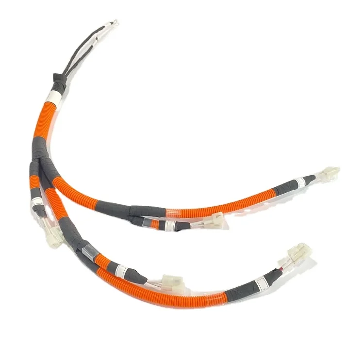 OEM new energy electric vehicle wire harness with rubber wire harness protector