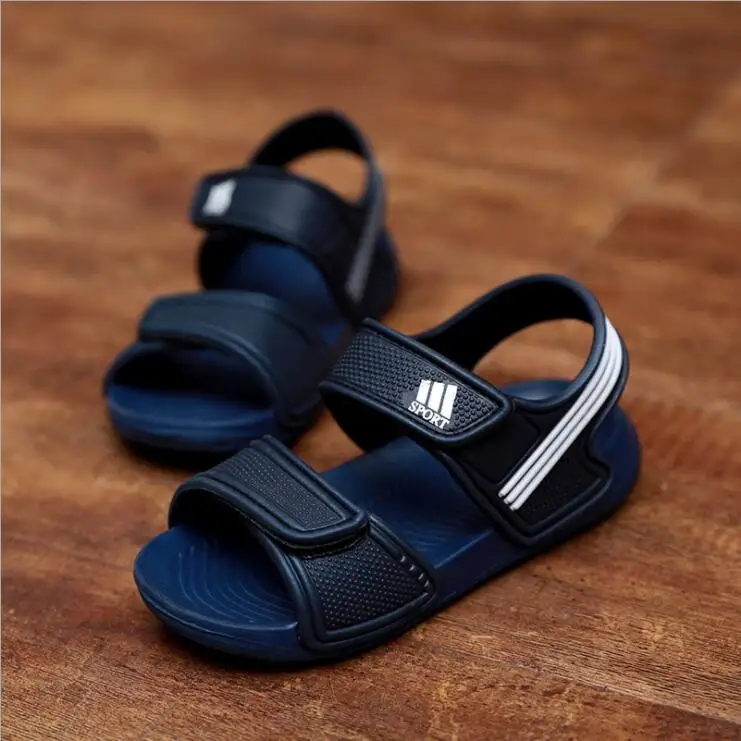 
summer 2020 new open toe sandals baby walking shoes for boys and girls non slip soft soled home sandals 