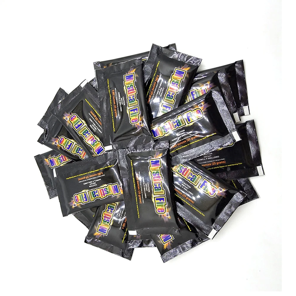 
Magic flame colorful art mystical for camping party non-fireworks material fireplace magical fire powder made in china 