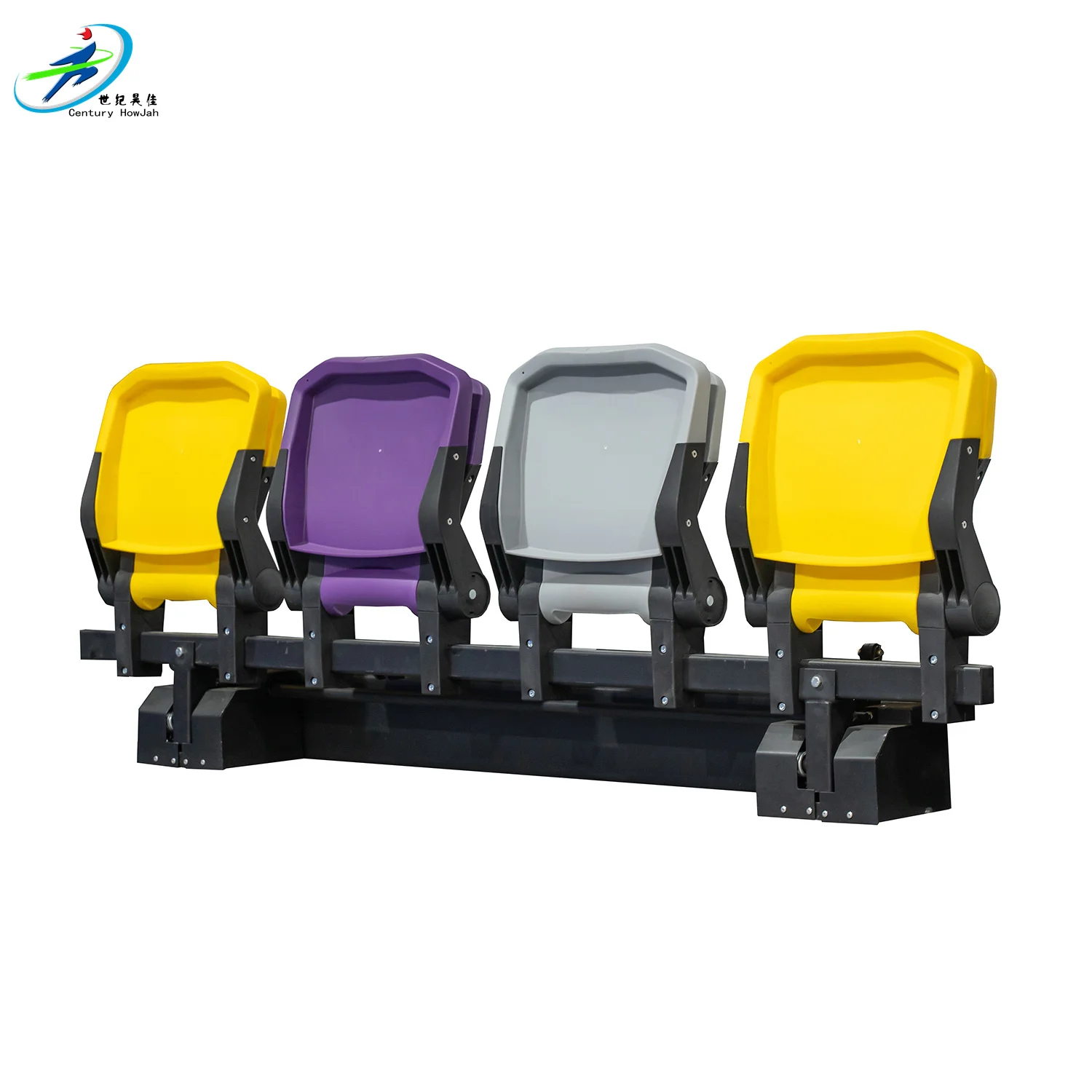 Professional PP Outdoor Sport Stadium Steel Bleachers Seats