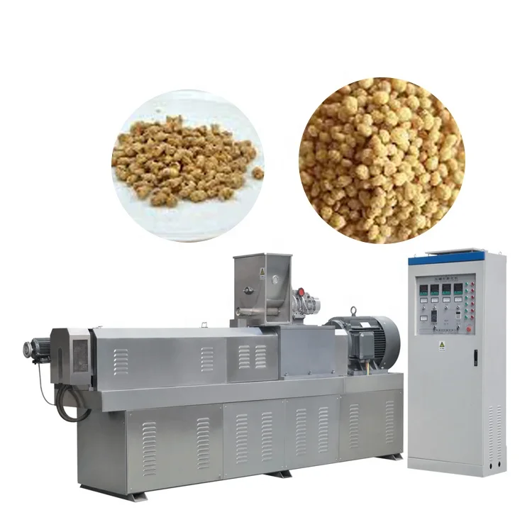 High Moisture Twin-screw Vegetarian Meat Soya Bars Food Extruder TVP Soy Protein FVP Making Machine Processing Line