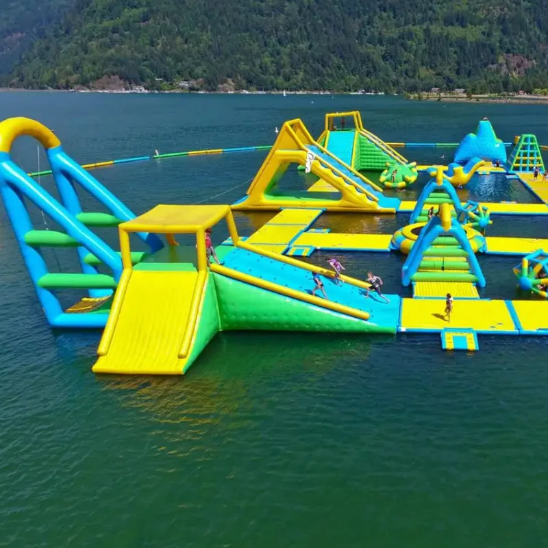 Sea Sport Games Inflatable Aqua Park Water Theme Park Equipment Island Floating Water Park For Sale