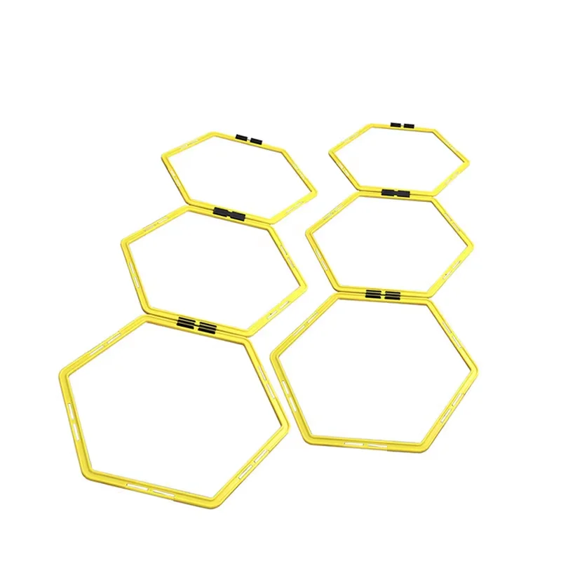 Hexagonal agility ladder Speed agility circle basketball fitness fitness training rope ladder