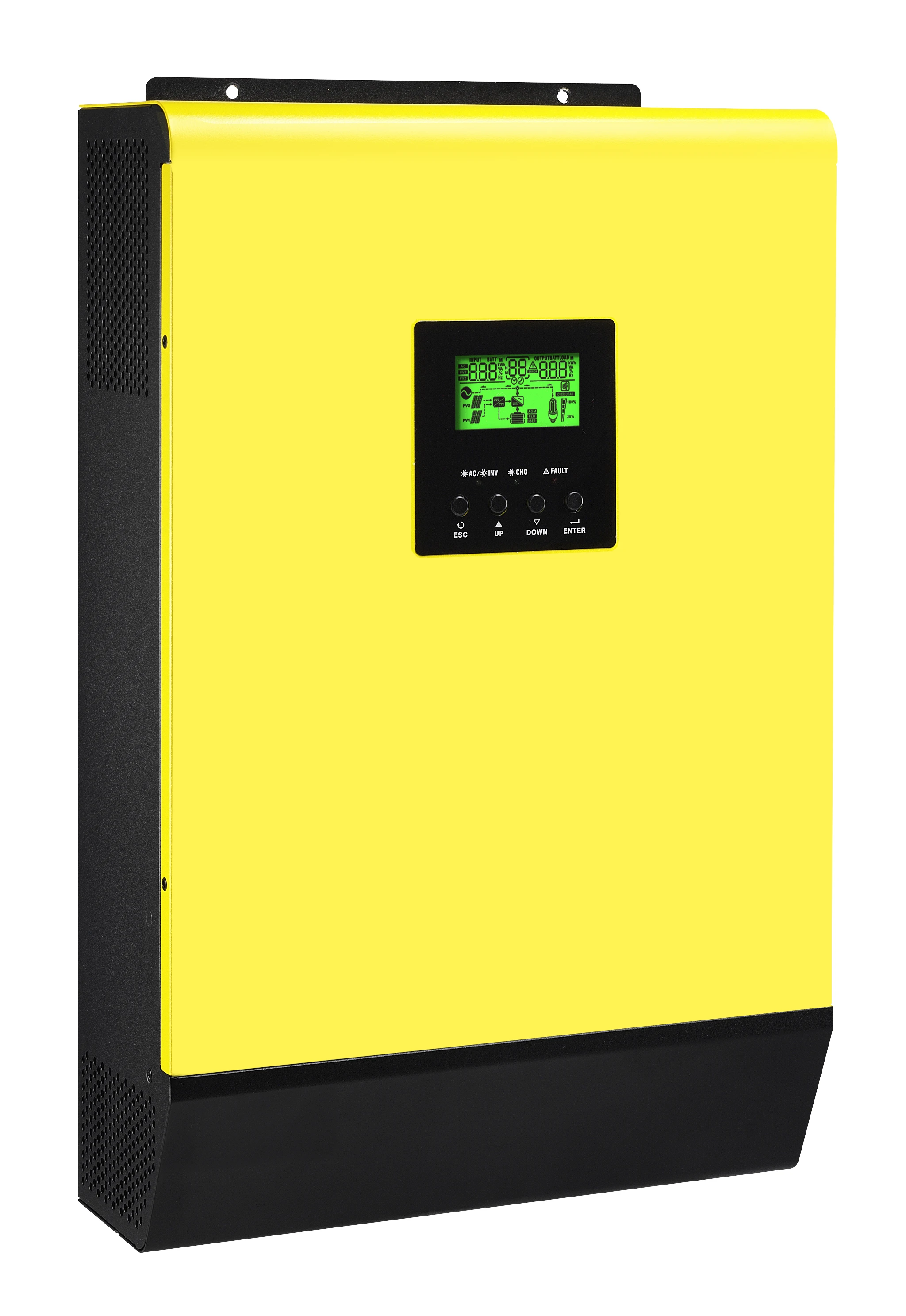Best efficiency On-Grid Solar inverter 2KVA 3KVA 5KVA Hybrid solar panel inverter Puresinewave inverter on grid