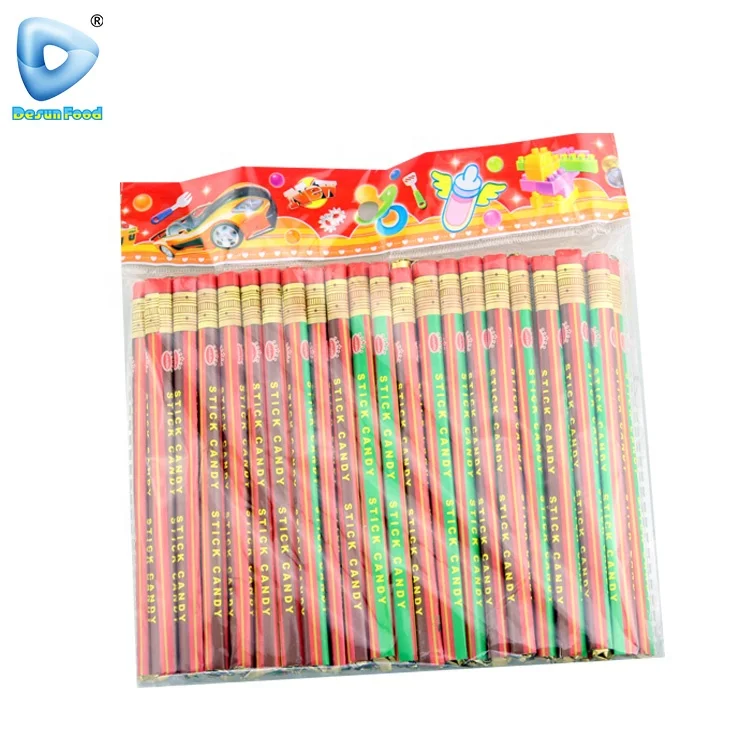 Hot Selling Wholesale Fruit Flavor Pencil Shape Tablet Hard Candy