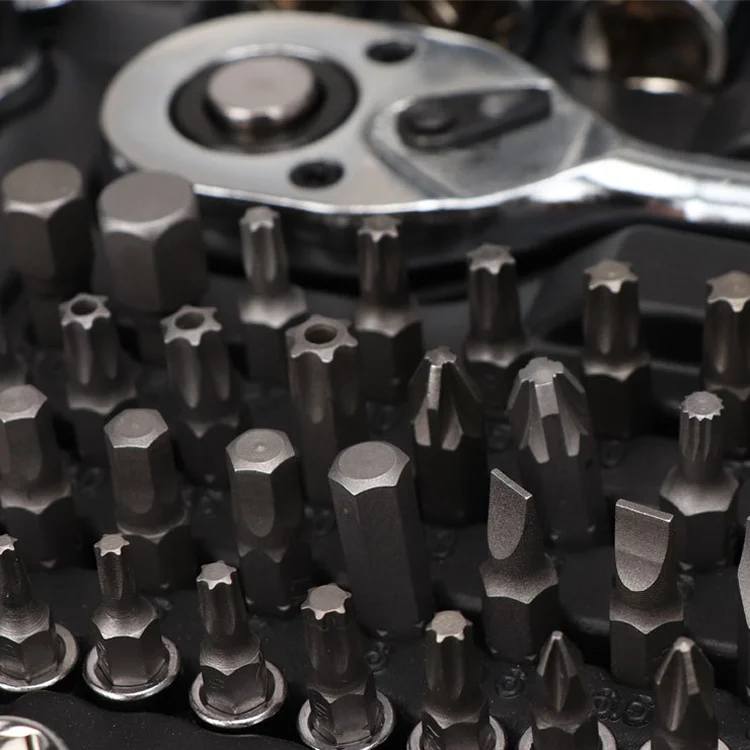 216 Pcs Kit Box Automotive for Car with Tool Spanner Auto 24 Teeth Sets Hand Socket Wrench Set