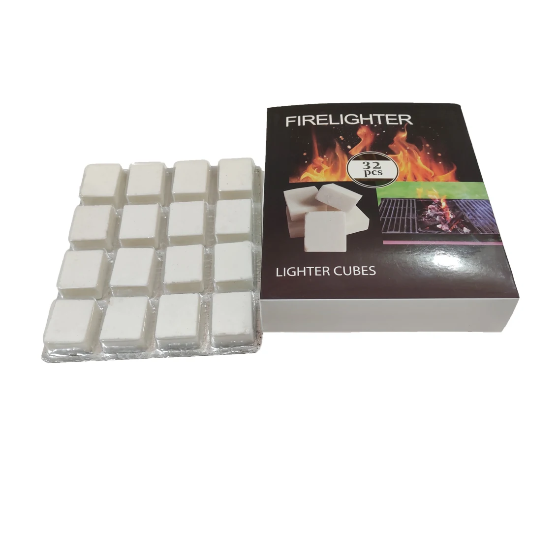 Белая квадратная топливная таблетка Зажигалка для барбекю Открытый походный Кемпинг пожарное стартер 5 г