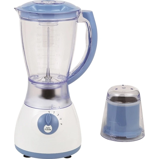 Household plastic mixer with dry grinding Multifunctional mixer Grinder Fruit and vegetable juicer 4 Speed and pause blender