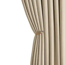 Solid Color Blackout Curtains for Bedroom Home Decor Linen Drapes Thermal Insulating Custom Curtain Linen