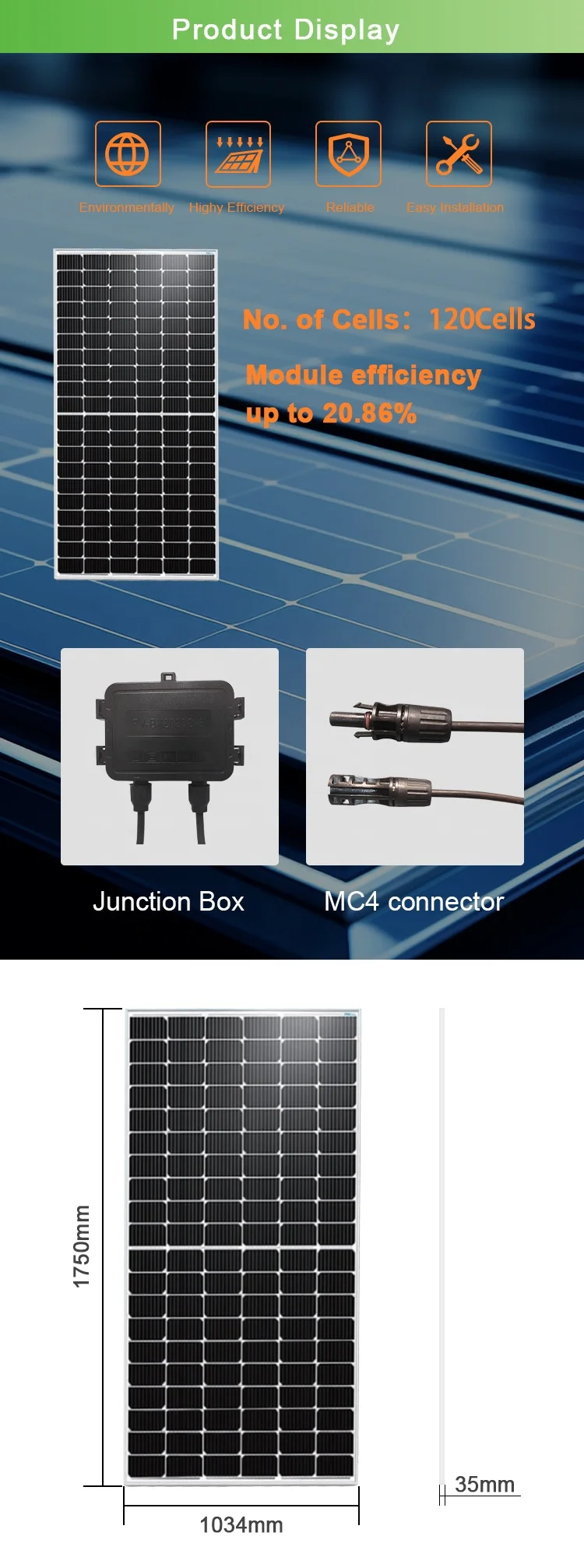 Cheap Price Poly Solar Panel Solar Module Home use 290W solar panel