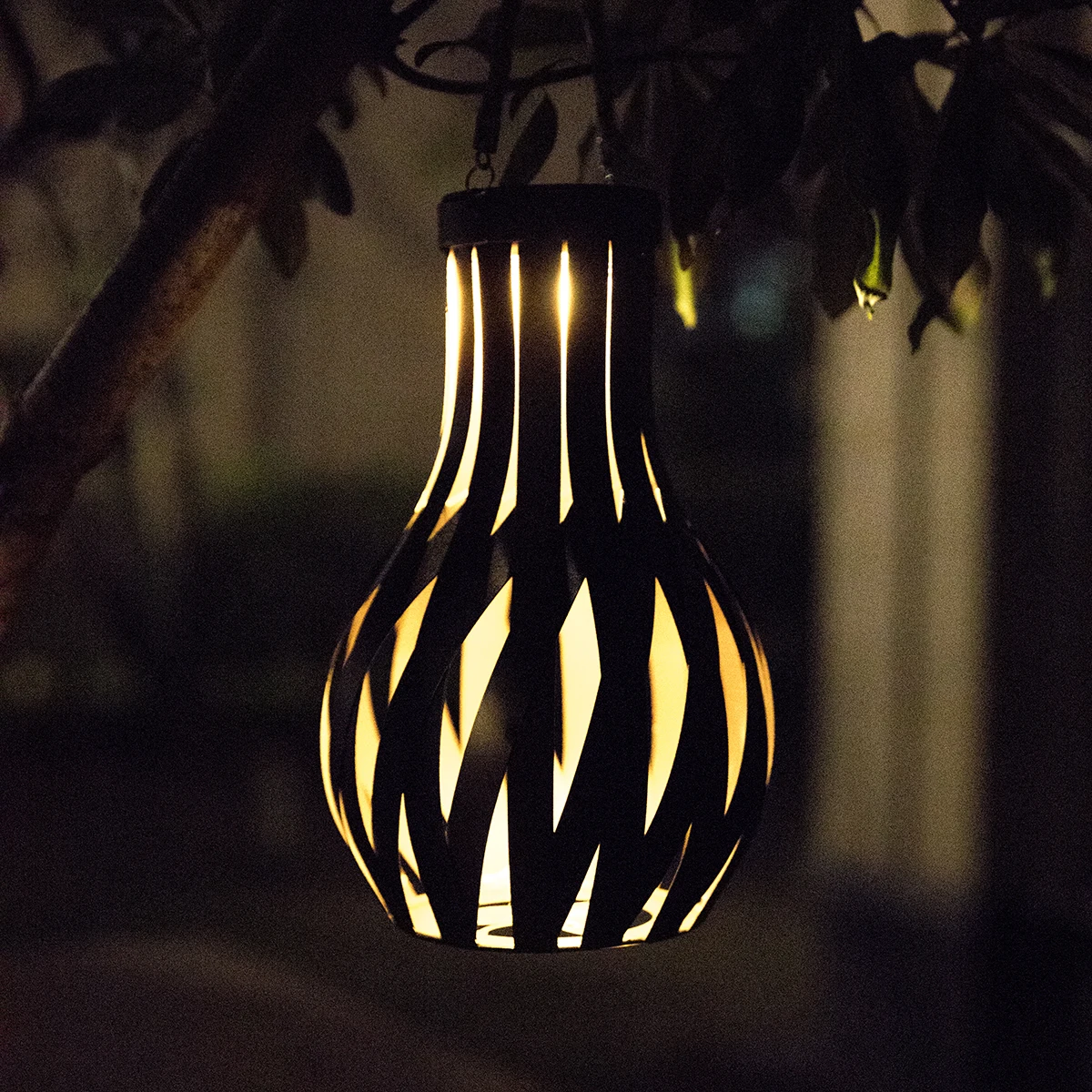 Time Slow Environmentally Friendly Retro Light LED Lamp Garden Outdoor Hanging Lights Solar Lantern Metal Crafts Holiday