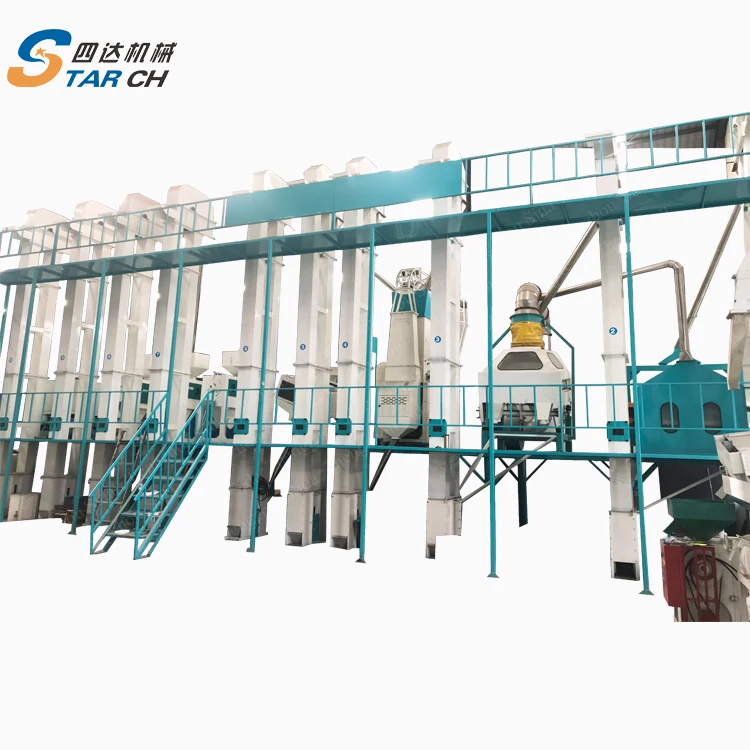 Complete Set Automatic Rice Milling Line with Rice Polisher