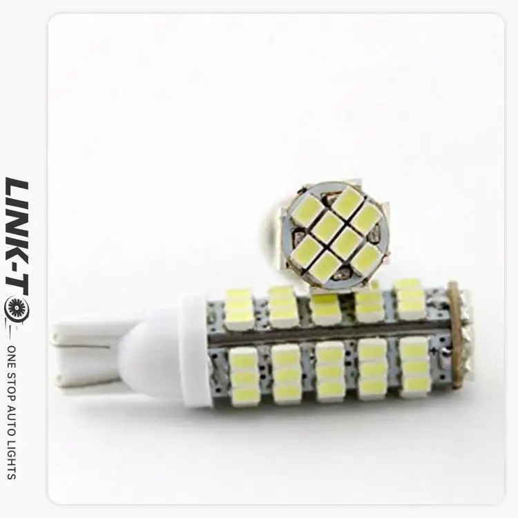 LINK-TO T10-1206-68SMD Led Car Auto T10 68smd W5w 194 927 161 Side Wedge Light Lamp Bulb License Plate Blub White