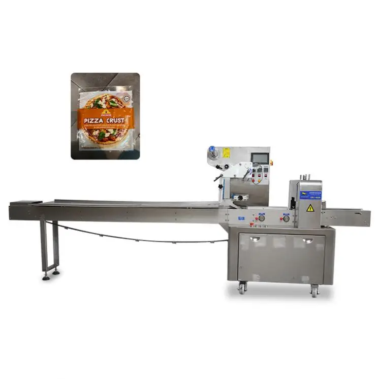 Factory preferential price Top film packaging machine XBL-500B Pizza horizontal packaging machine