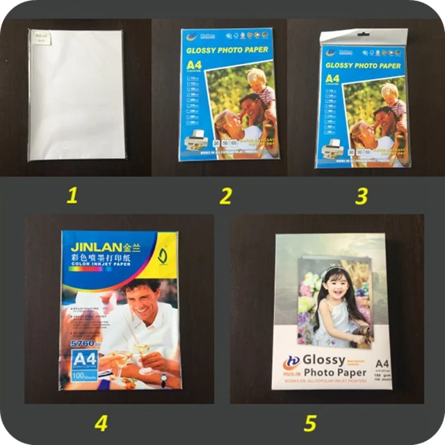Chinese Manufacturer Glossy Photo Paper Brightness100 for Inkjet Printers Safe & Fast Worldwide Ship