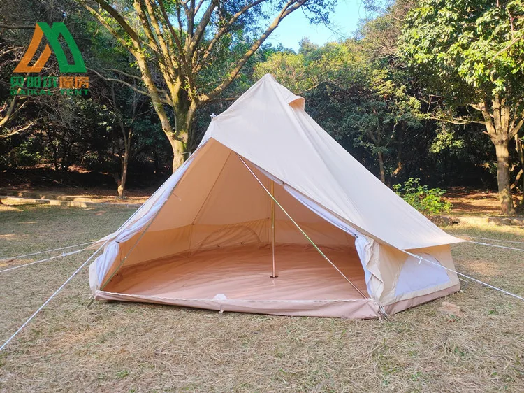 Bell tent cotton canvas outdoor glamping tents