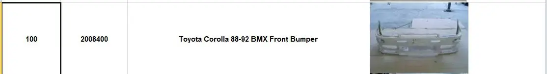 High Quality For Toyota Corolla BMX Front Bumper 3-Door Rear Bumper (OEM) Front Lip Body Kit Car For Toyota Corolla