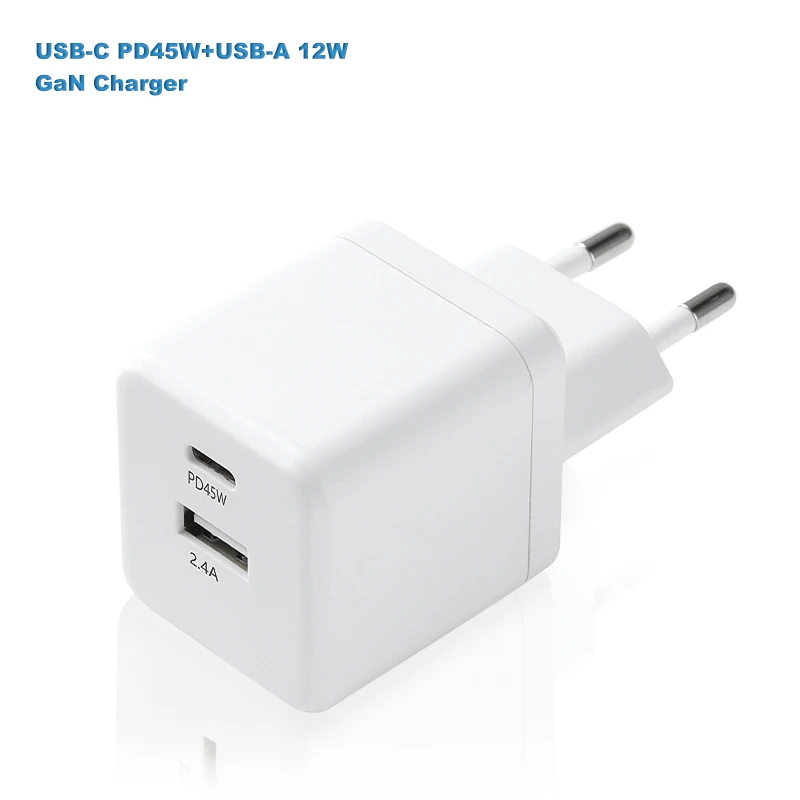 Gan 45w OEM EU Wall Usb Quick Charger PD Fast