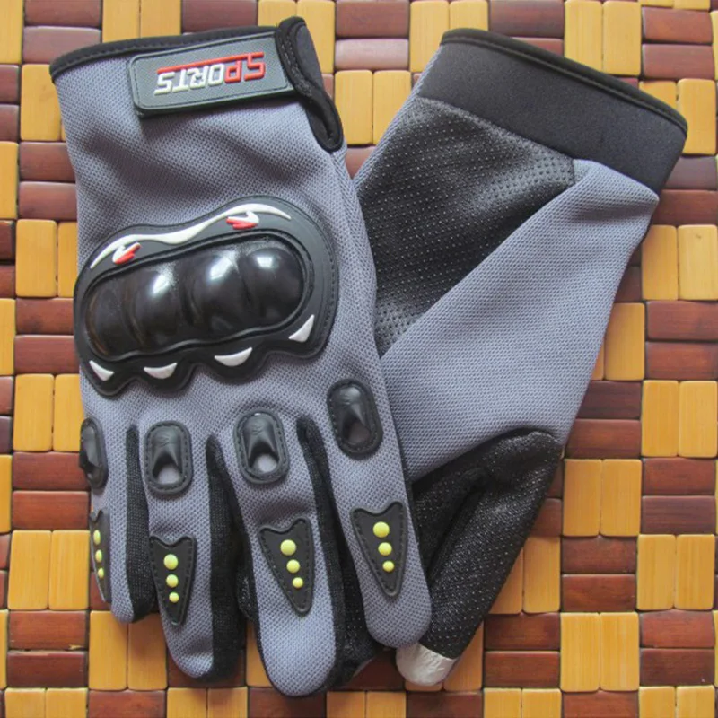 Best Goat Skin Leather Riding Motorbike Motorcycle Motocross Gloves Carbon Fiber Moto Gloves For Men