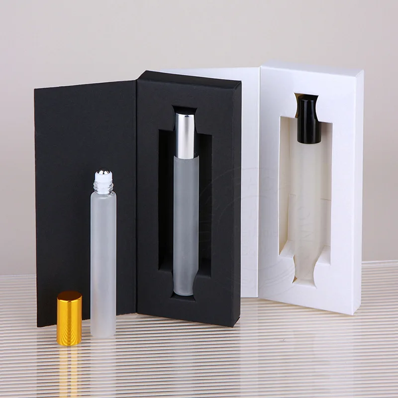5ml glass perfume roller bottle 10ml roller bottle packaging box 10ml roller ball