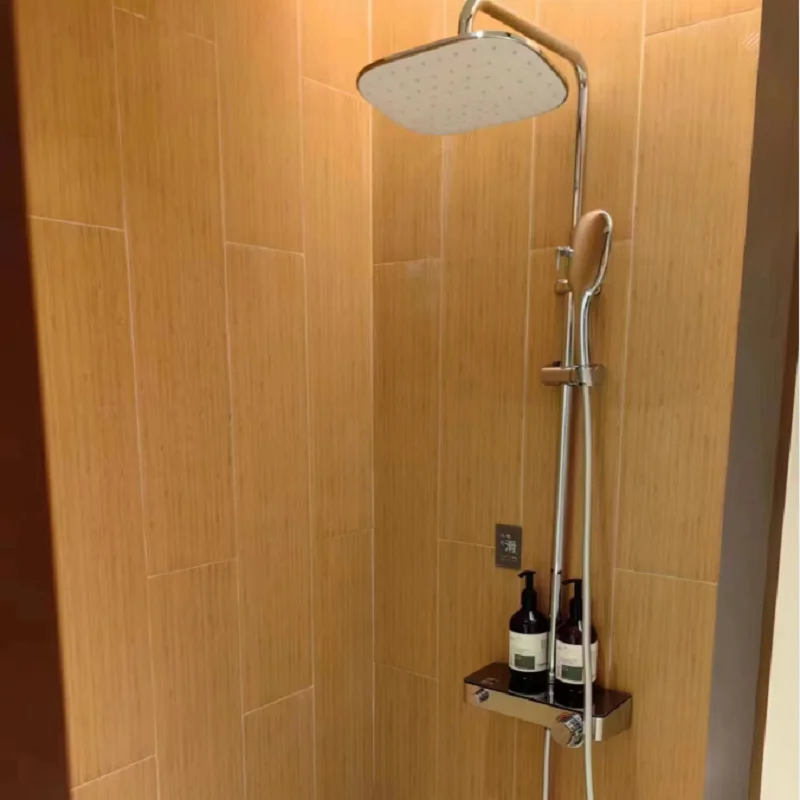 China Wholesale Indoor Decoration Wood Grain Composite SPC Wall Cladding Panel