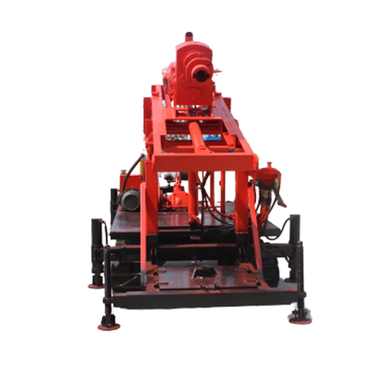 Fuel-efficient new design crawler type 25 HP hydraulic diesel water well drilling rig