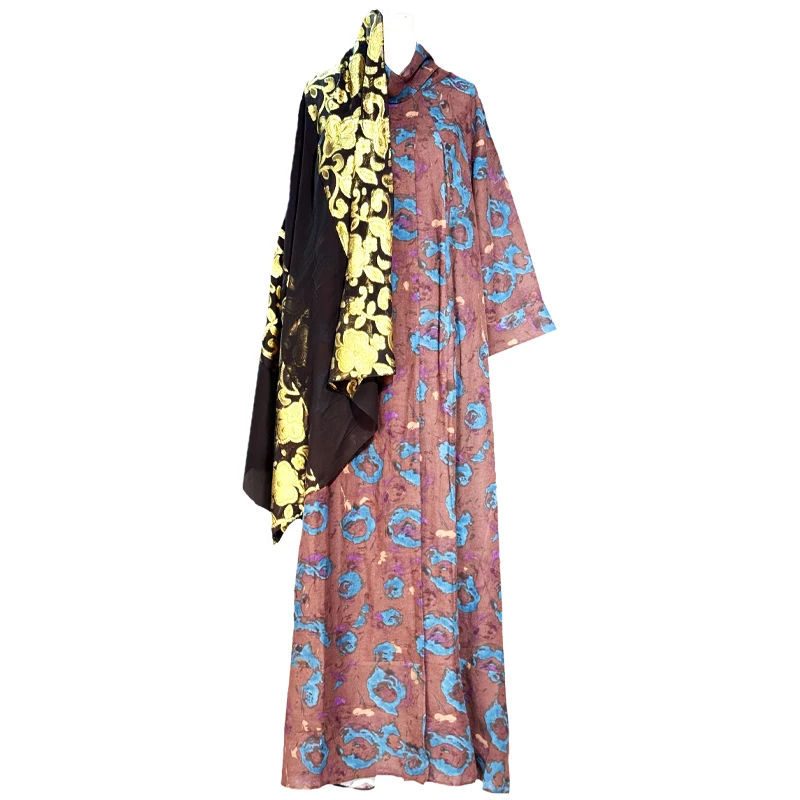 2024 New Design Aschulman Custom luxury abaya 100%linen abaya women muslim dress luxury abaya dubai 2024 femmes robe musulmane