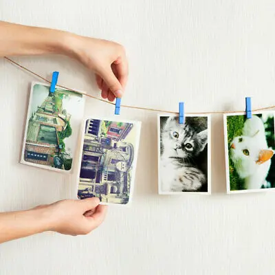 Wooden Clips, Mini Colored Clothespins,2.5cm,3.5cm,4.5cm Wood Craft Spring Clothespins for Home Arts Crafts Decoration