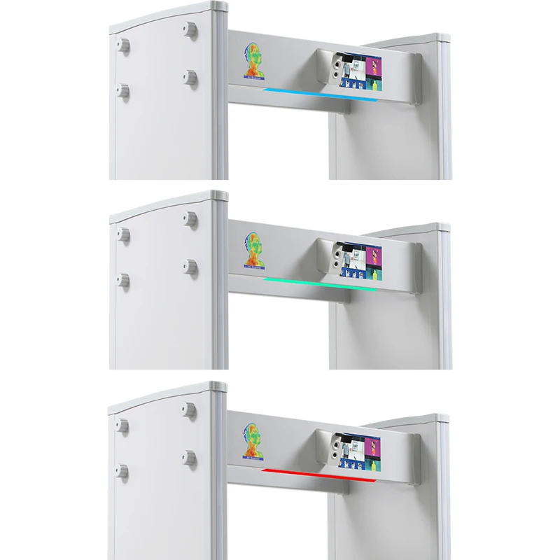 2021 Body Temperature Sensor Walkthrough Metal Detector with Mini Thermal Camera Module