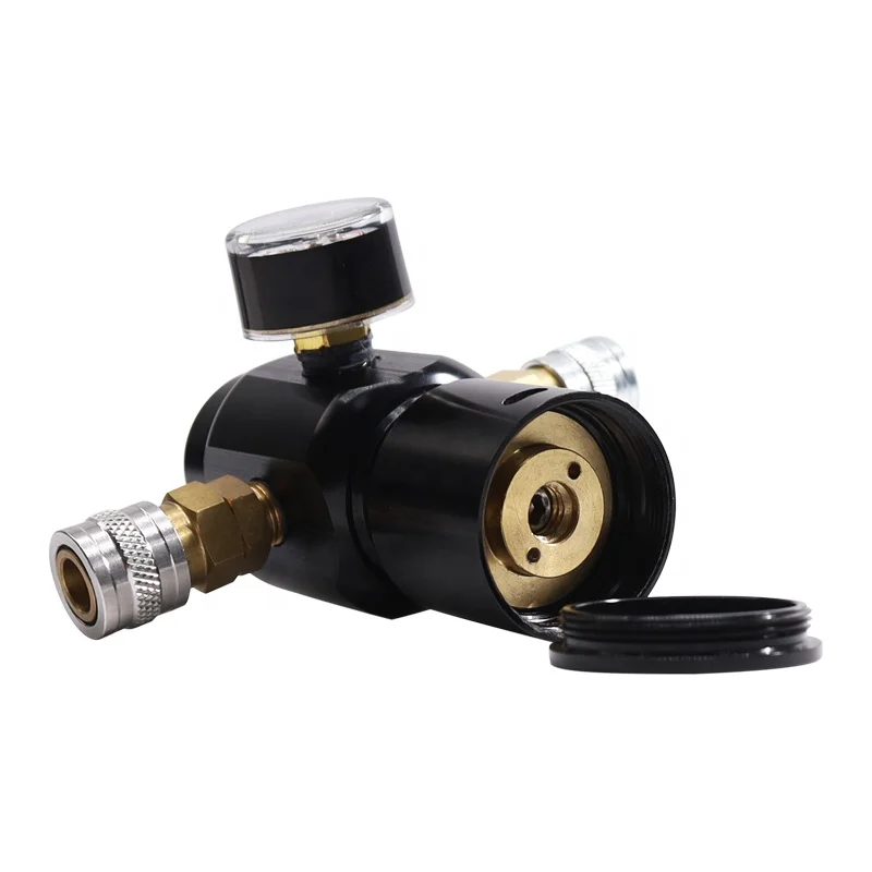 PCP paintball Dual 8mm female adapter HPA Mini CO2 Regulator for Pneumatic Tools Paintball Air and soft 0-230psi