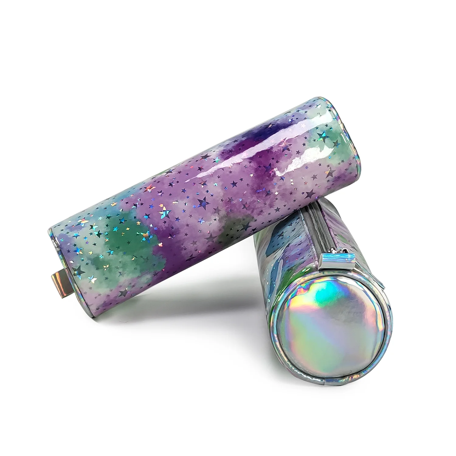 Customized Pencil Case Shiny Patent Leather Kids Pencil Pouch Waterproof PU Zipper Pouch Student Pen pouch