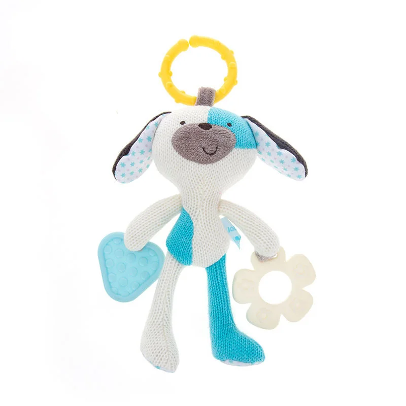 Premium Gift Toy Set  Bpa Free Silicone Baby Teethers Crochet Bunny Funny Custom Baby Toys Teether