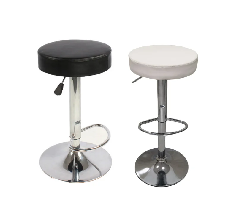 Bar Furniture Nordic Height Modern Swivel Leather Bar Stool for Kitchen Restaurant Bar Counter